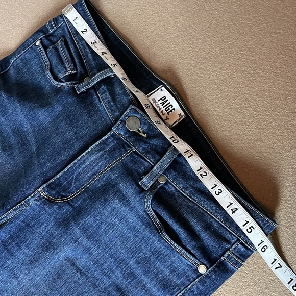 PAIGE Verdugo Mid Rise Ankle Skinny Jeans in Nottingham- 30 - Picture 11 of 14